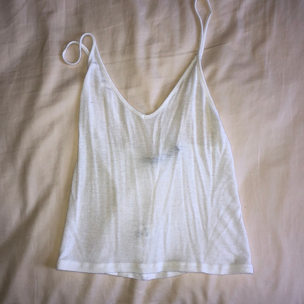 White Brandy Melville Tank Top
